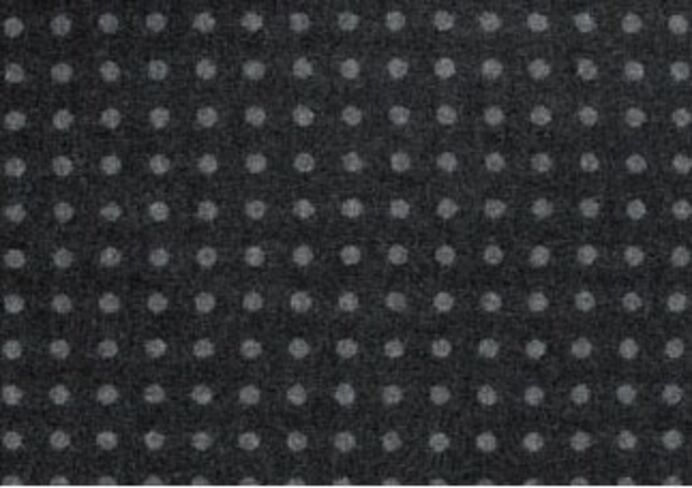 Spot Grey Natural Wool Tweed Fabric
