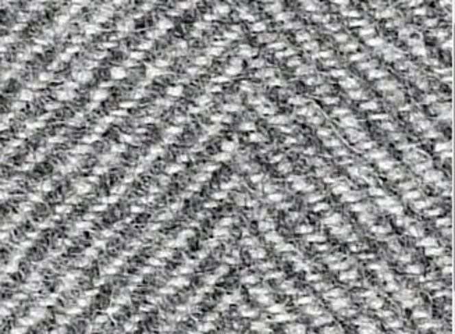 Stoneham Light Grey Natural Wool Tweed Fabric