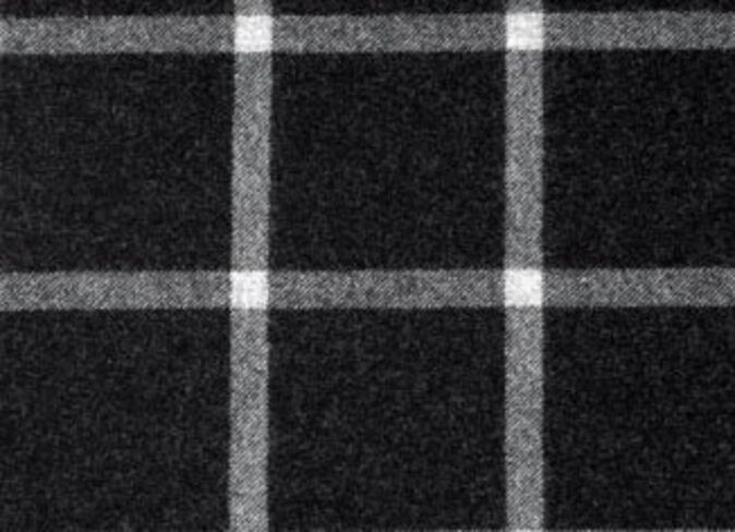 Massif Grey Natural Wool Tweed Fabric