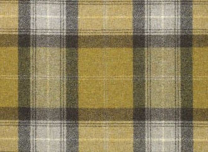 Skye Dark Old Gold Natural Wool Tweed Fabric