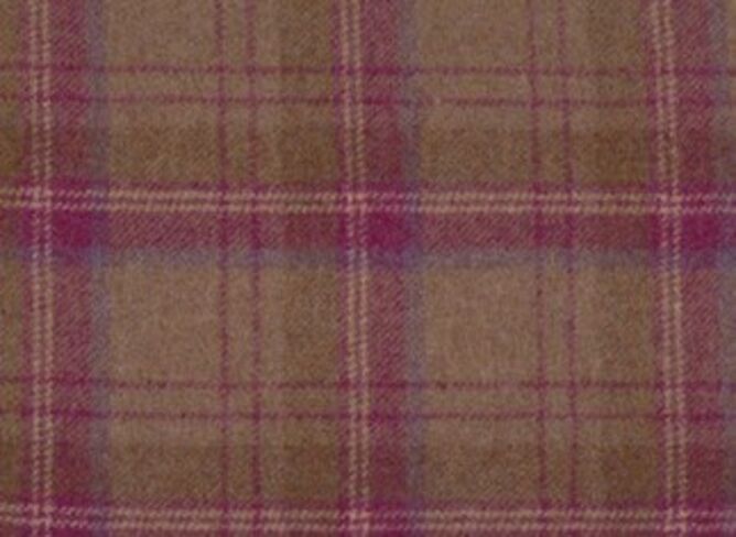 Heritage Berry Natural Wool Tweed Fabric