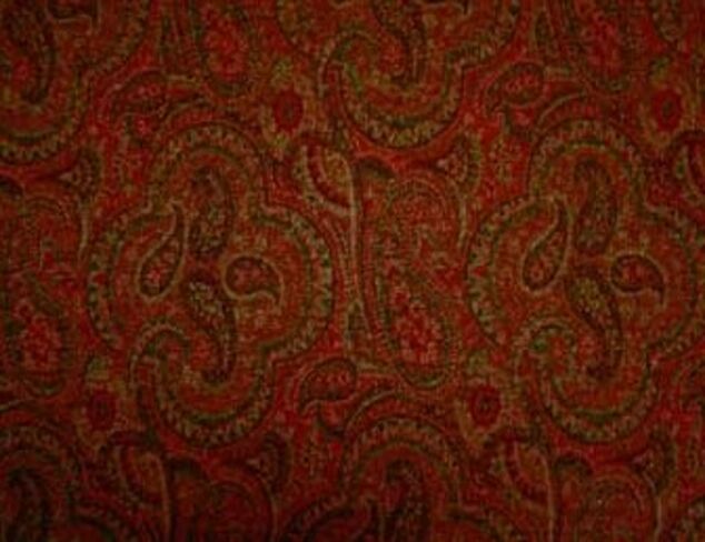 Mac Claret Natural Wool Tweed Fabric