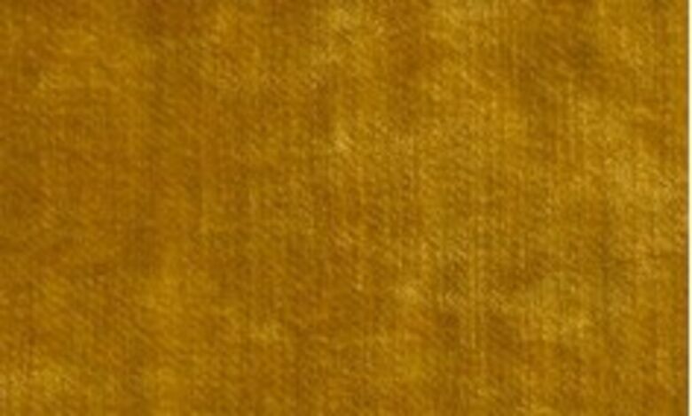 Modena Brass Velvet Fabric