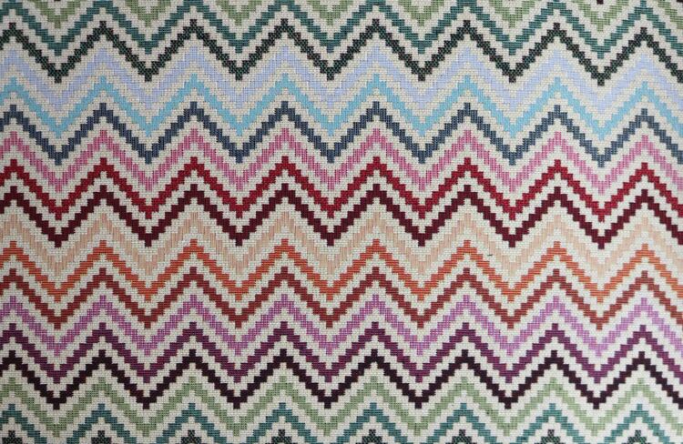 Valencia Chevron Fabric Colours
