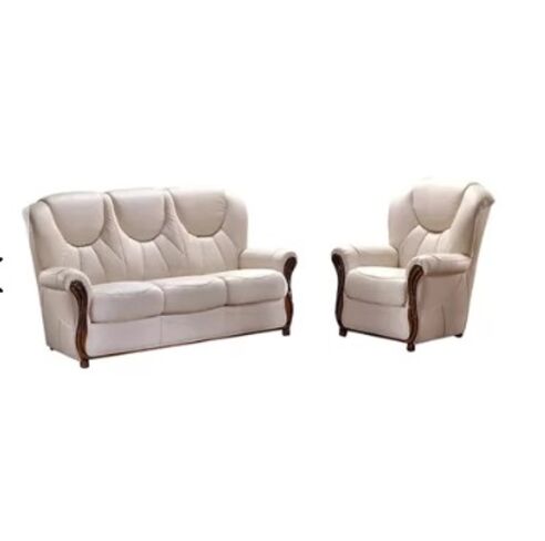 Louisiana 2 Piece Sofa Set Genuine Italian Real Leather